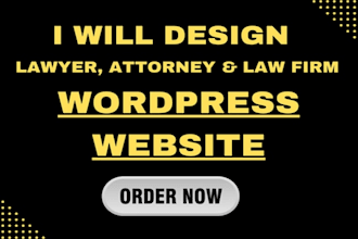 design lawyer, attorney and law firm wordpress website