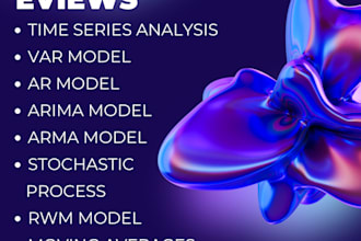 do regression analysis time series analysis var ar arima models in eviews