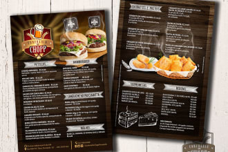 design digital menu, food menu, tv menu and restaurant menu for your business
