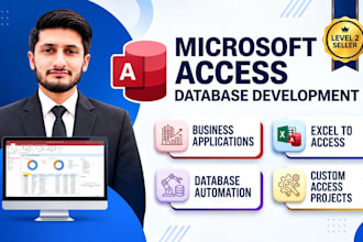 design custom ms access database applications and projects
