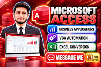 develop microsoft access database applications with vba automation