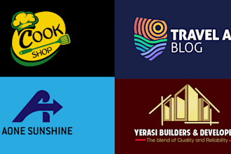 design modern and timeless logo design with copyrights