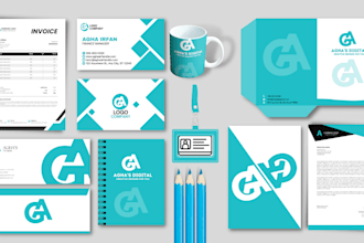 do professional stationery design for your business