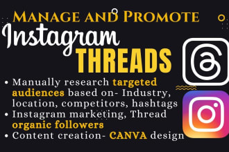 grow instagram threads followers, instagram marketing, thread promotion