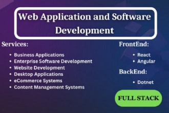 create your web application using backend dot net and dotnet core