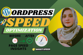 do wordpress speed optimization to speed up your website