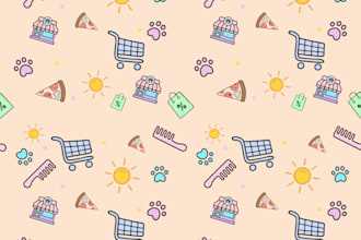 design custom seamless pattern