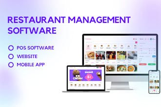provide restaurant and food delivery software with website and mobile app