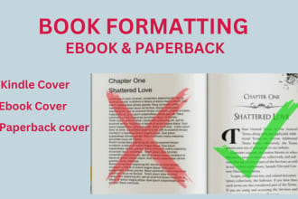 format, publish, promote your book on amazon kindle or kdp
