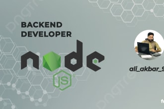 be your node js developer for developing apis and backend