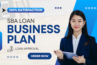 create an sba business plan for loan or investment
