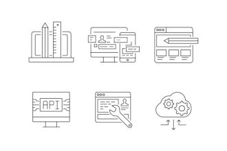 design vector line icon set