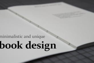 design your unique book or similar editorial layout