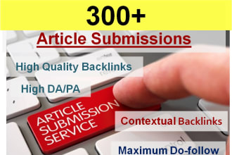 do unique article in high PR submission website live link