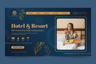 create a hotel website with online booking feature