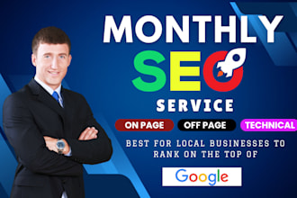 monthly SEO service with fast guaranteed page 1 ranking