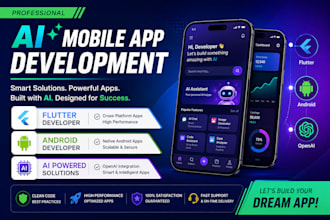do ai mobile app development as a flutter developer