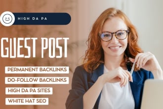 high da pa guest posting service with white hat contextual dofollow backlinks
