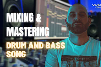 mix master drum and bass dnb track