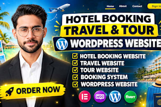 do your hotel booking , travel and tour wordpress website