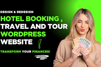 do your hotel booking , travel and tour wordpress website