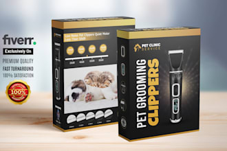 design custom box packaging design, unique product package design and box design