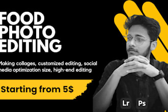 edit food photos using lightroom