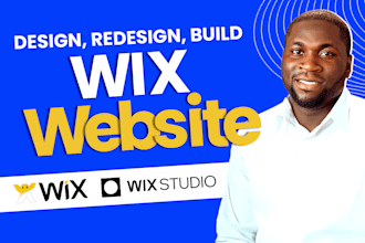 design or redesign a professional wix website using wix studio