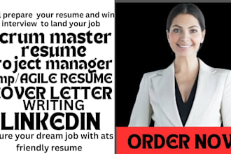 do scrum master resume, project management, product manager, pmp and agile