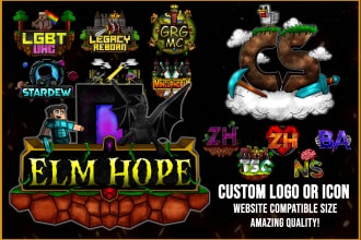 make your minecraft logo and icon