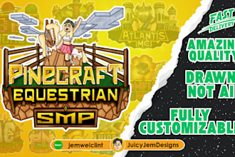 make your minecraft logo and icon