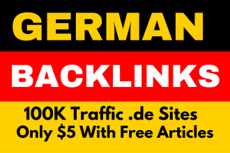 write and publish german guest post with dofollow german backlinks