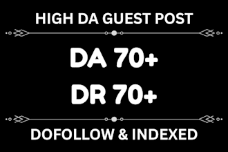 do high da guest post news article for guest posting service