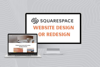 design or redesign custom squarespace website