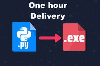 convert your python project into an exe file, ready to run anywhere