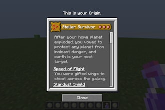 code you a custom minecraft origin datapacks