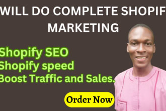 complete shopify marketing, shopify seo, boost shopify speed, traffic and sales
