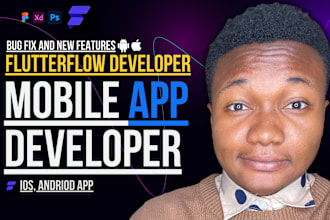 be flutter developer bubble or flutterflow app development mobile app