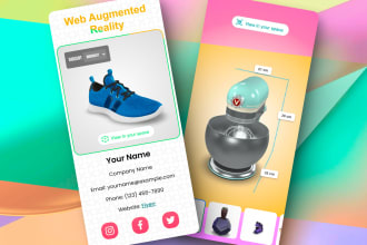 create a web app augmented reality experience