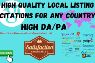 do 350 countries nap listings or citations for local SEO
