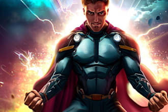 create a custom superhero character