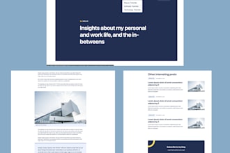 build a professional and responsive static website with hugo