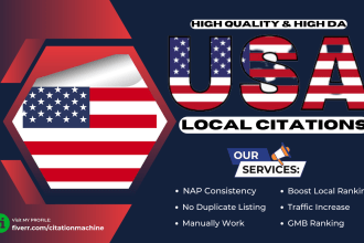do top 350 USA local citations for local SEO and gmb ranking