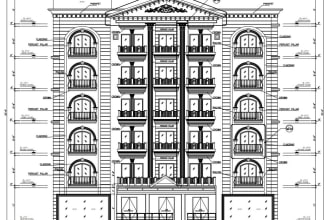 draw your floor plan and 2d working drawing in autocad