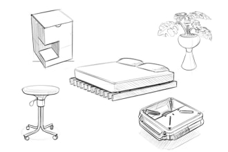 draw any product sketch or idea