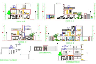 make autocad 2d civil engineering architectural drawings