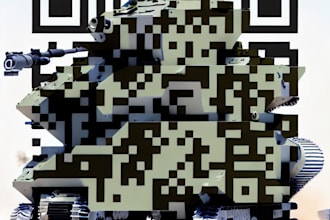 generate a custom ai qr code art design for your links