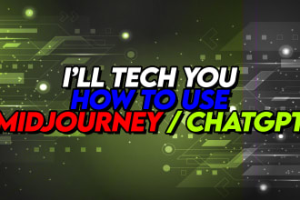 train or teach you how to use midjourney and chatgpt, bard