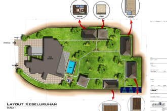 do architectural site plan, master plan rendering, 2d site plan, urban plan