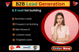 do b2b lead generation and prospect list building for any targeted industry